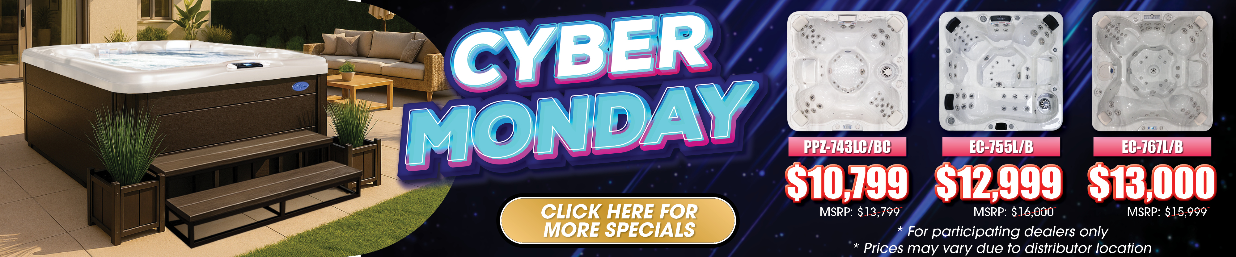 Calspas hot tub being used in a family setting - Seatac
