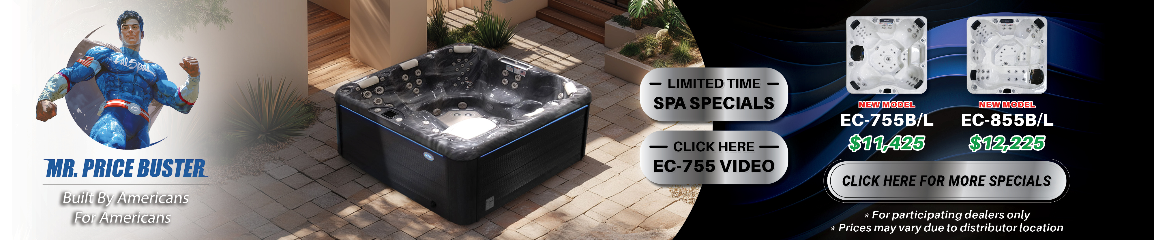 Calspas hot tub being used in a family setting - Seatac
